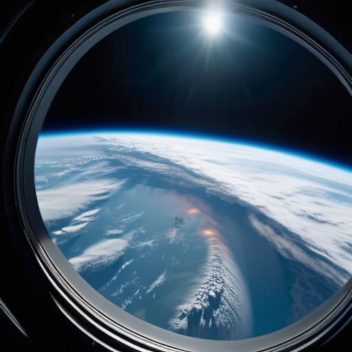 The Overview Effect Scale Modeling photograph.