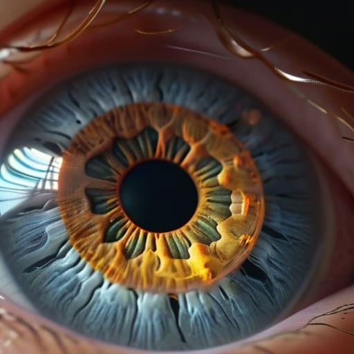 Physiological Mechanisms of Visual Fixation diagram.