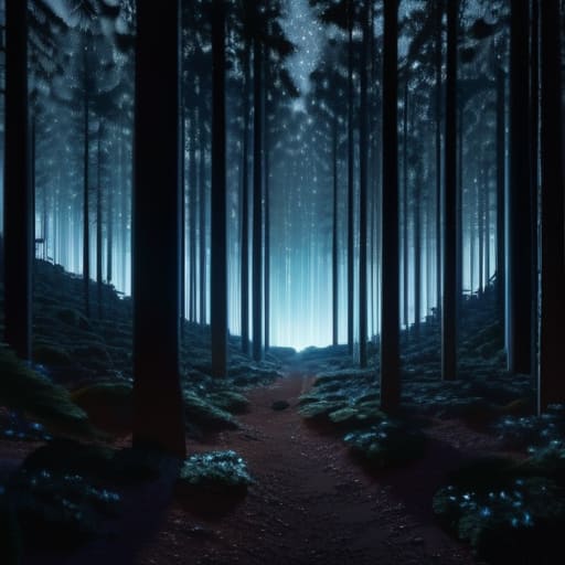 Dark Forest Internet Sociology concept art.