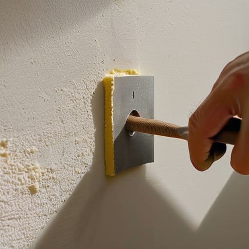 How to repair a dry wall hole.